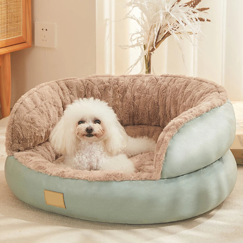 Round Dog Bed Pet Sofa
