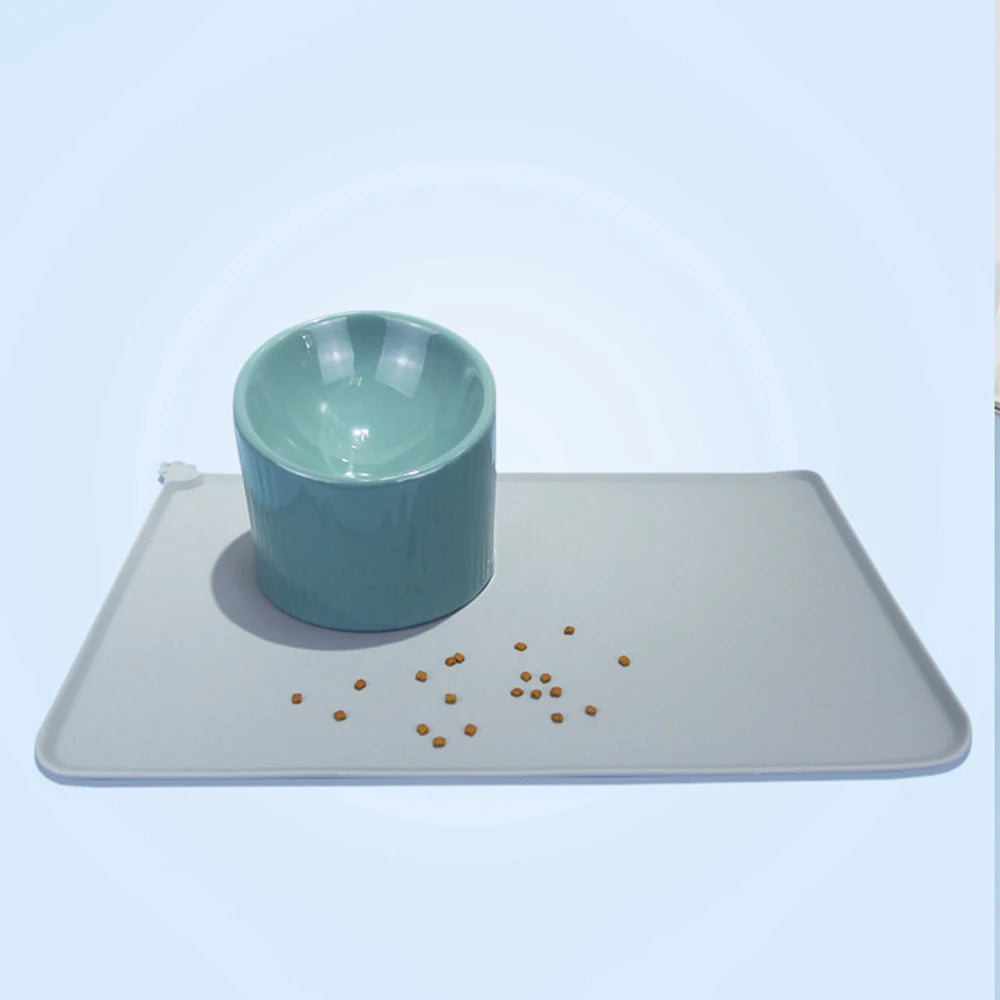 Silicone Pet Food Mat Non-slip Waterproof for Cats Dogs