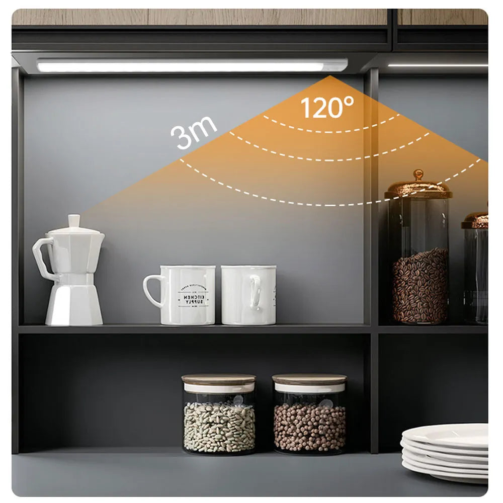 LED Lights Motion Sensor Under Counter Wardrobe