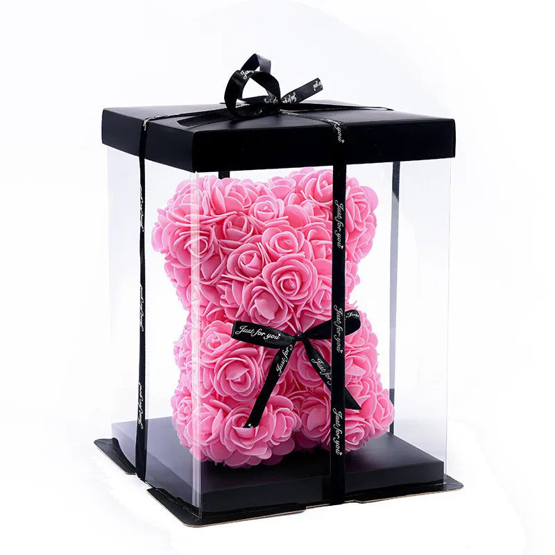 Rose Petal Bear in Gift Box