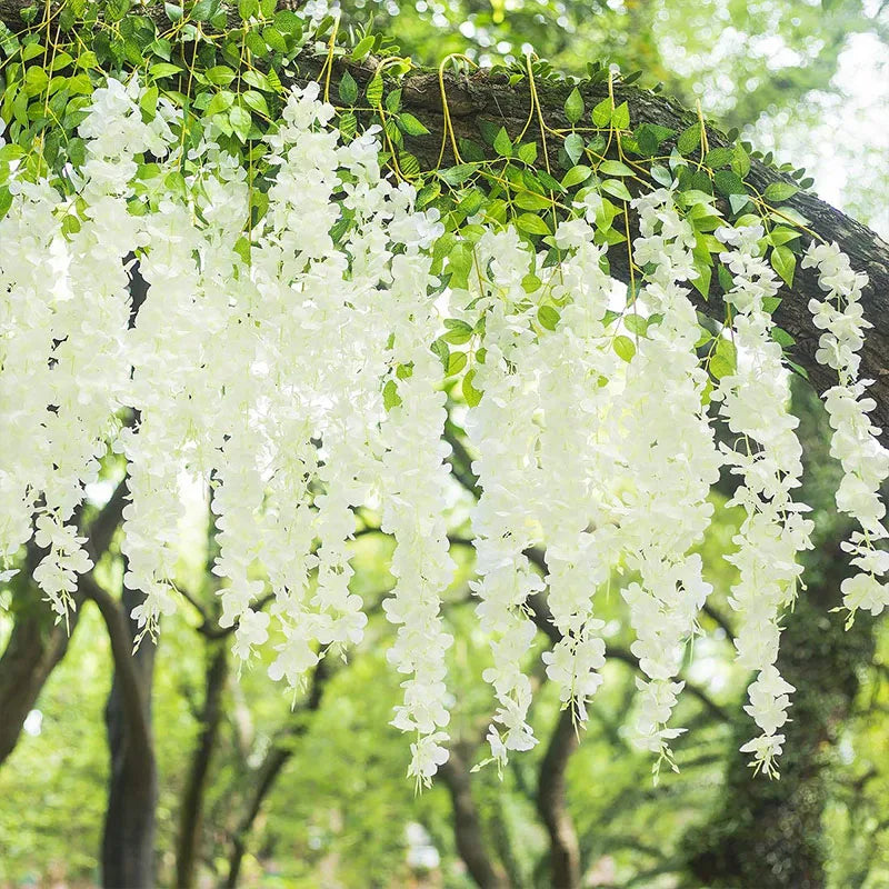 Artificial Hanging Wisteria 12 Pack