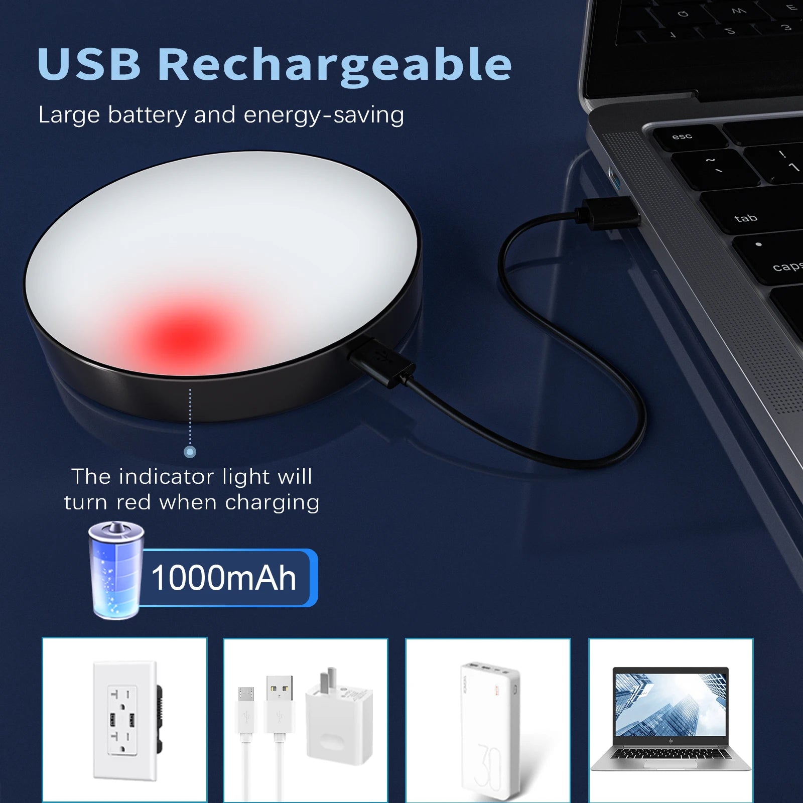 LED Spot light Wireless Dimmable Night Light