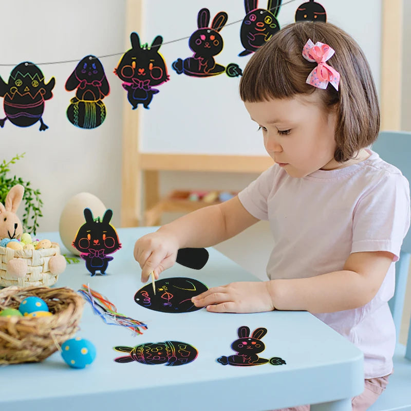 Magic Easter Scratch Art Set 12 Piece