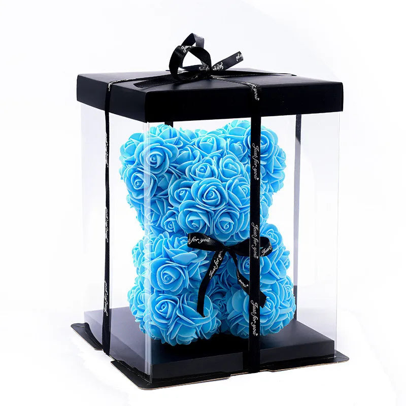 Rose Petal Bear in Gift Box