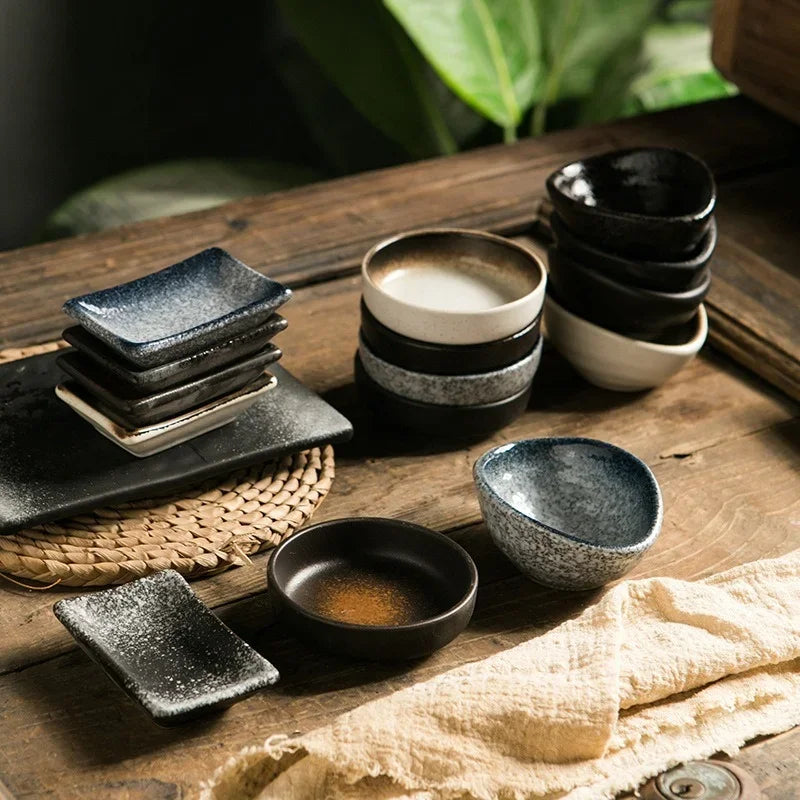 Mamezara Shaped Japanese Sauce Dish