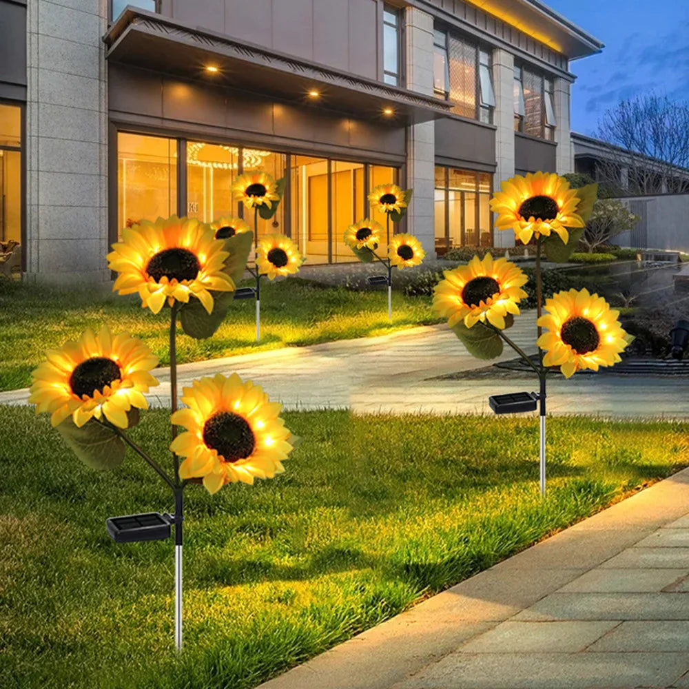 Sunflower Solar Garden Light LED