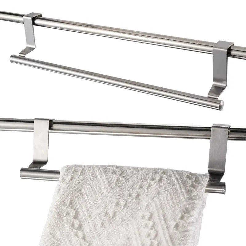 Over the Door Tea Towel Rack Kitchen