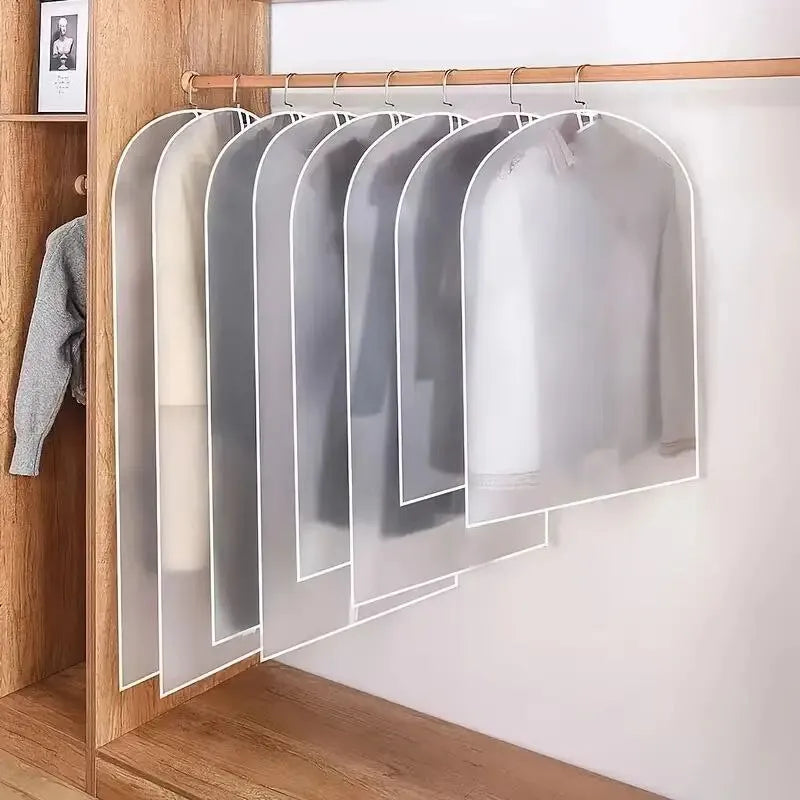 Clothing Garment Dustproof Wardrobe Covers Clear Set of 5