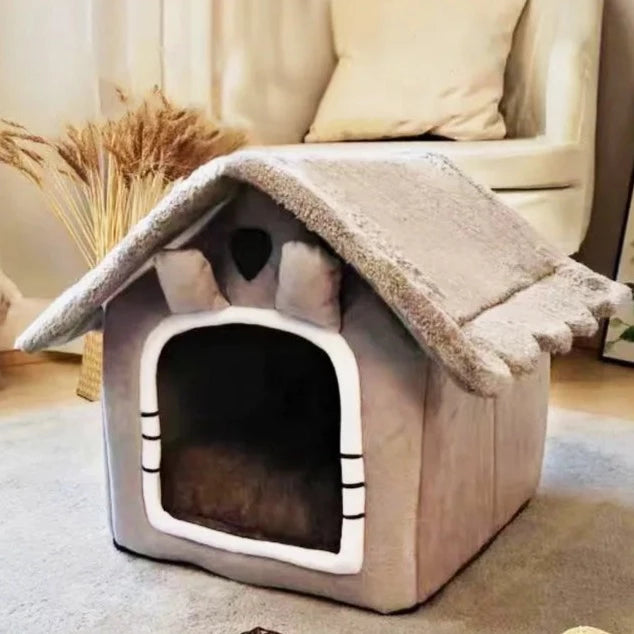 Fluffy Indoor Pet Bed House