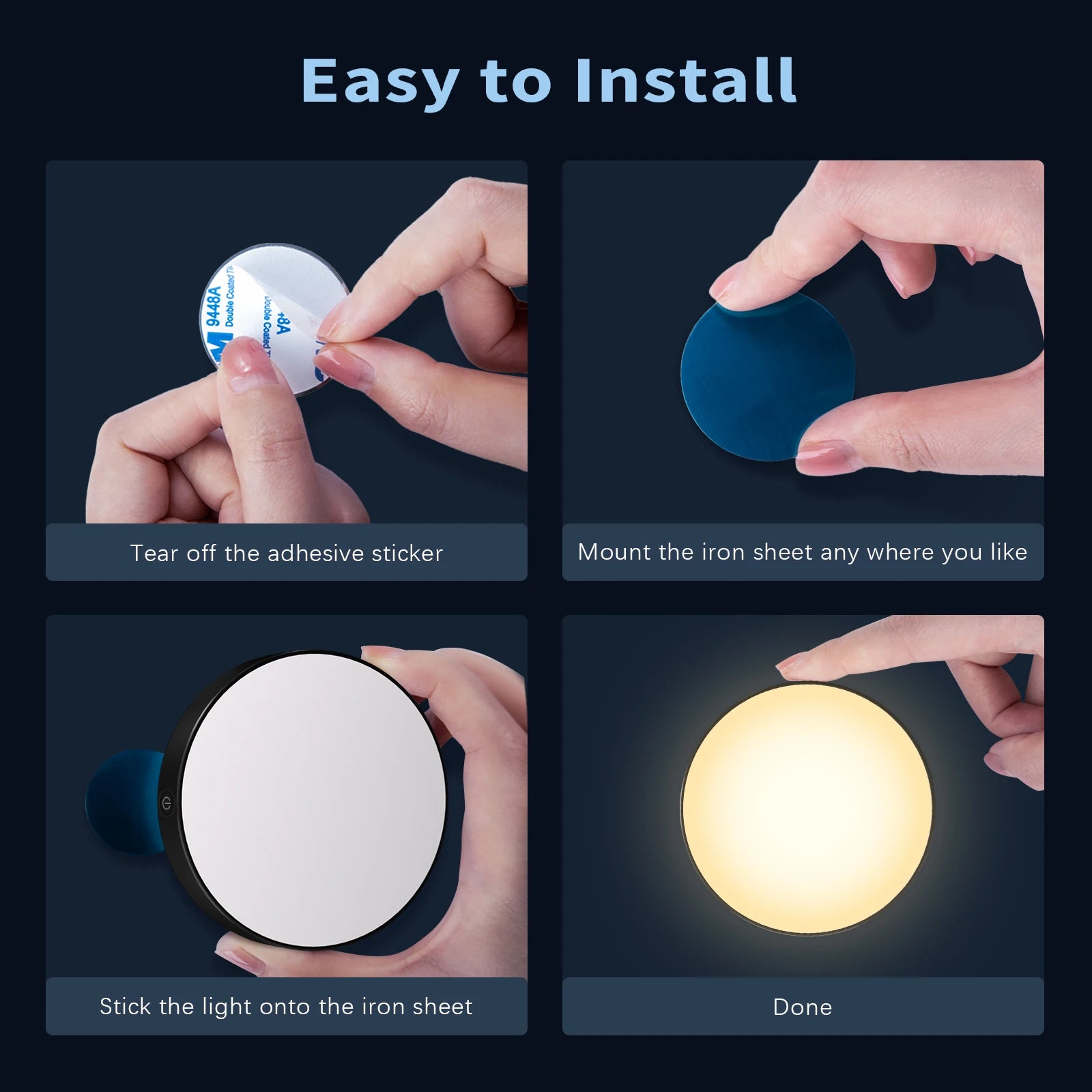 LED Spot light Wireless Dimmable Night Light