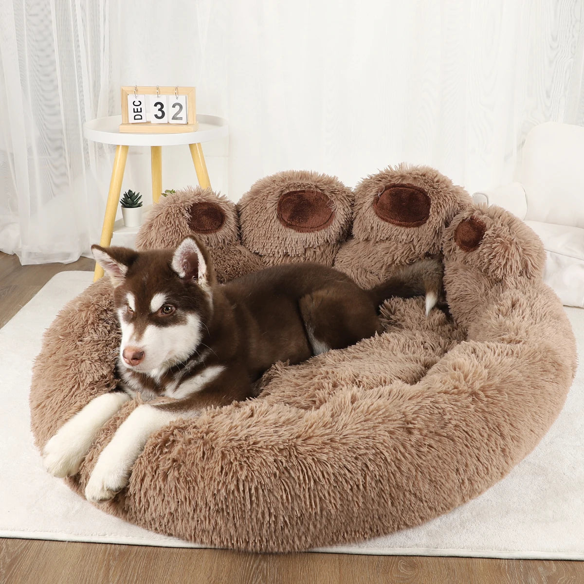 Paw Print Dog Bed Pet Mattress
