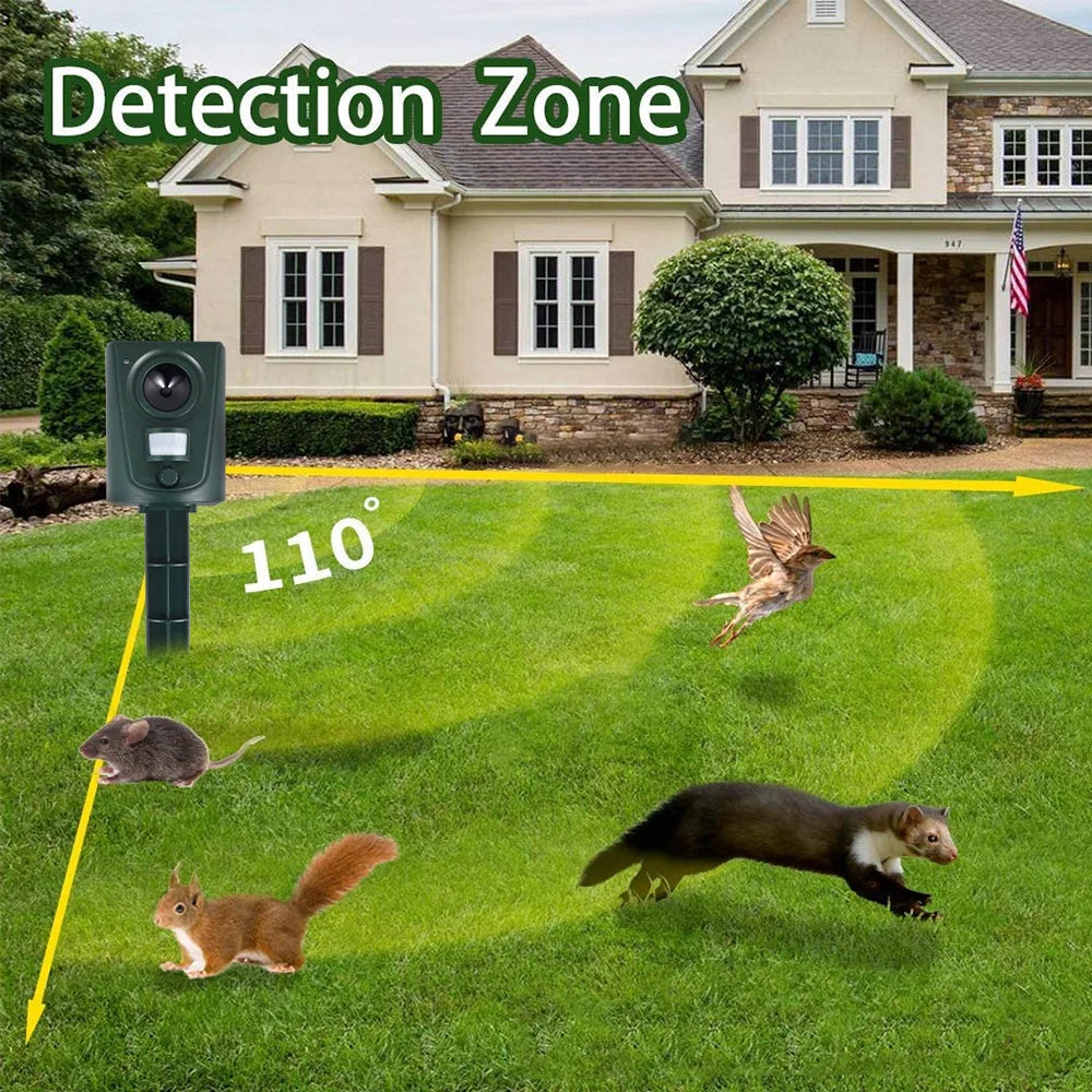 Solar Powered Outdoor Pest Repeller