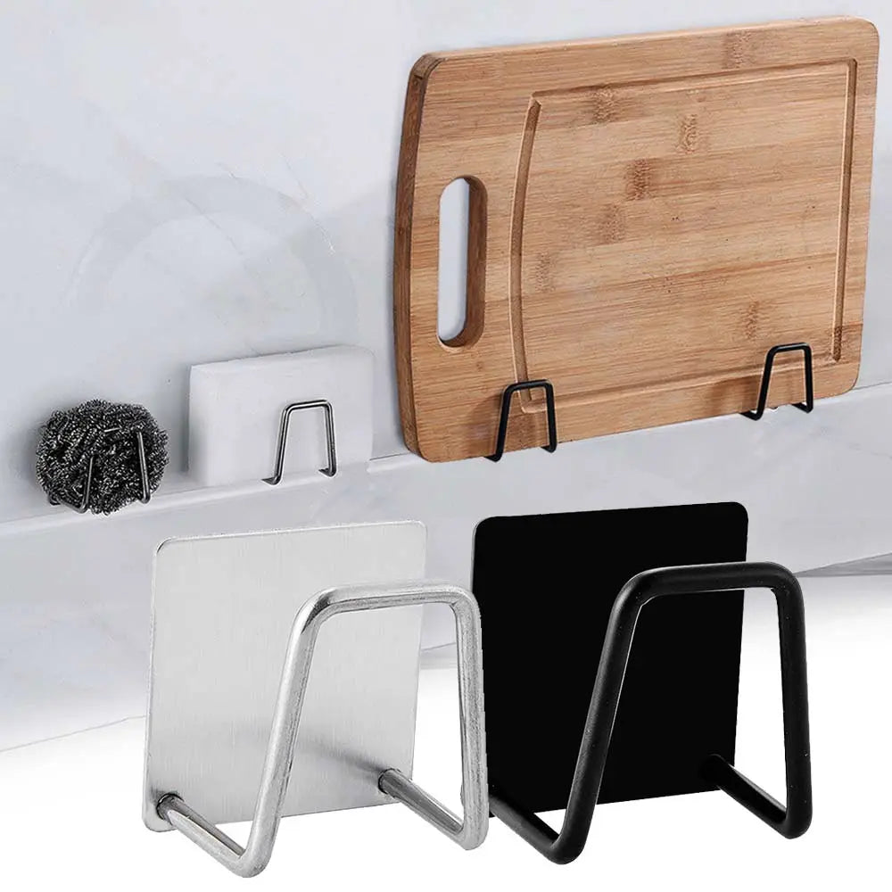 Set of Three Adhesive Sponge Holder Wall Hooks
