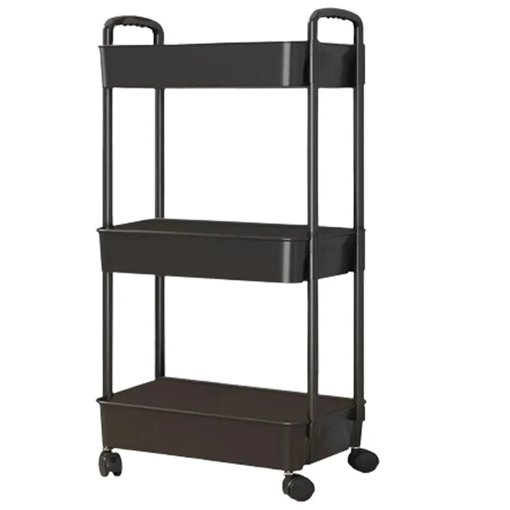 3 Tier Storage Trolley Rolling Cart