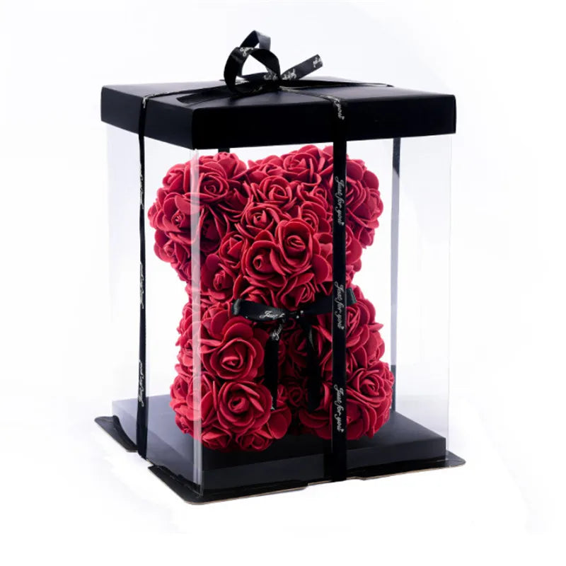 Rose Petal Bear in Gift Box