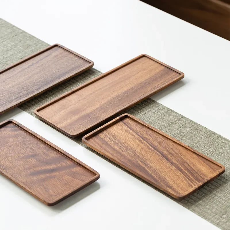 Wooden Serving Tray Rectangular