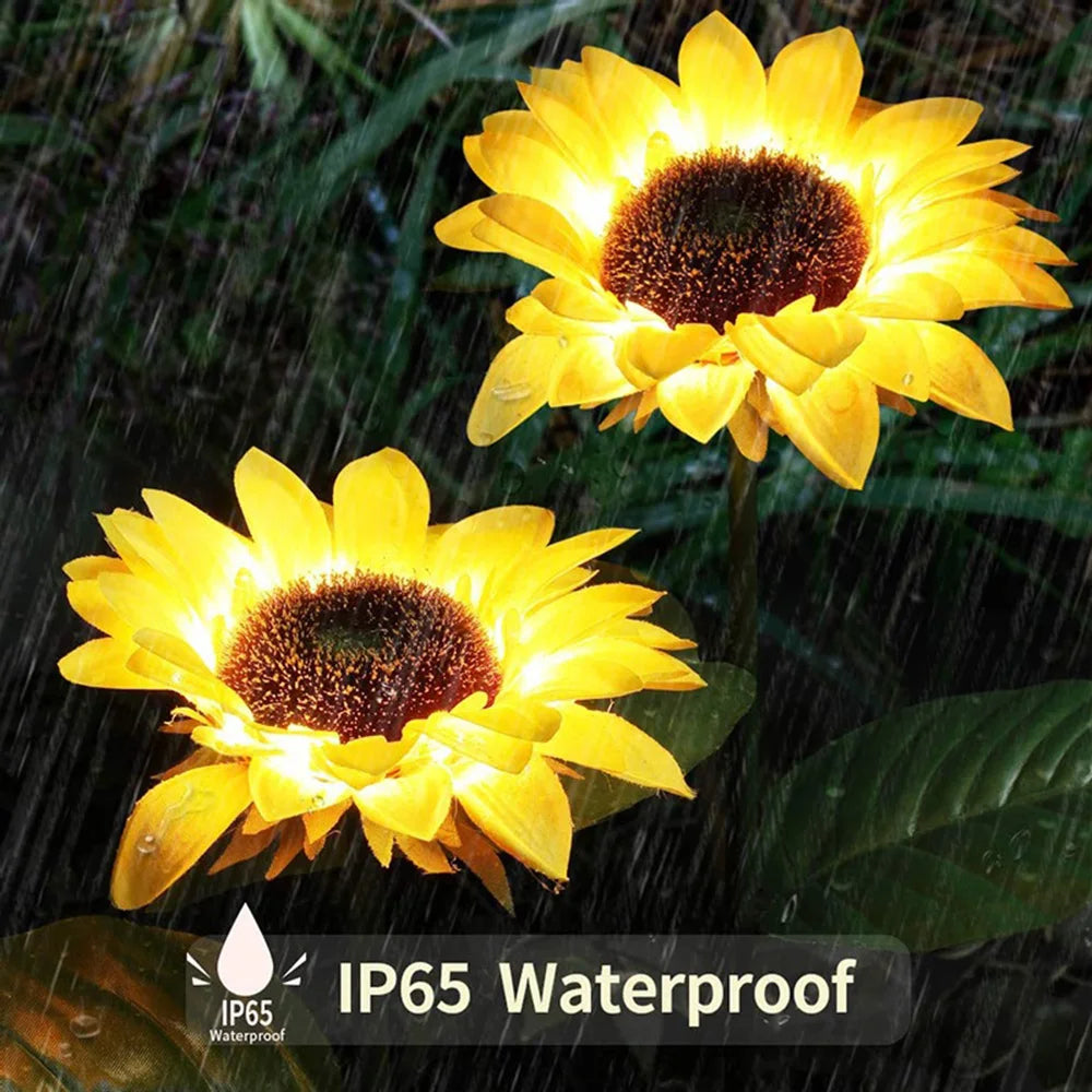 Sunflower Solar Garden Light LED