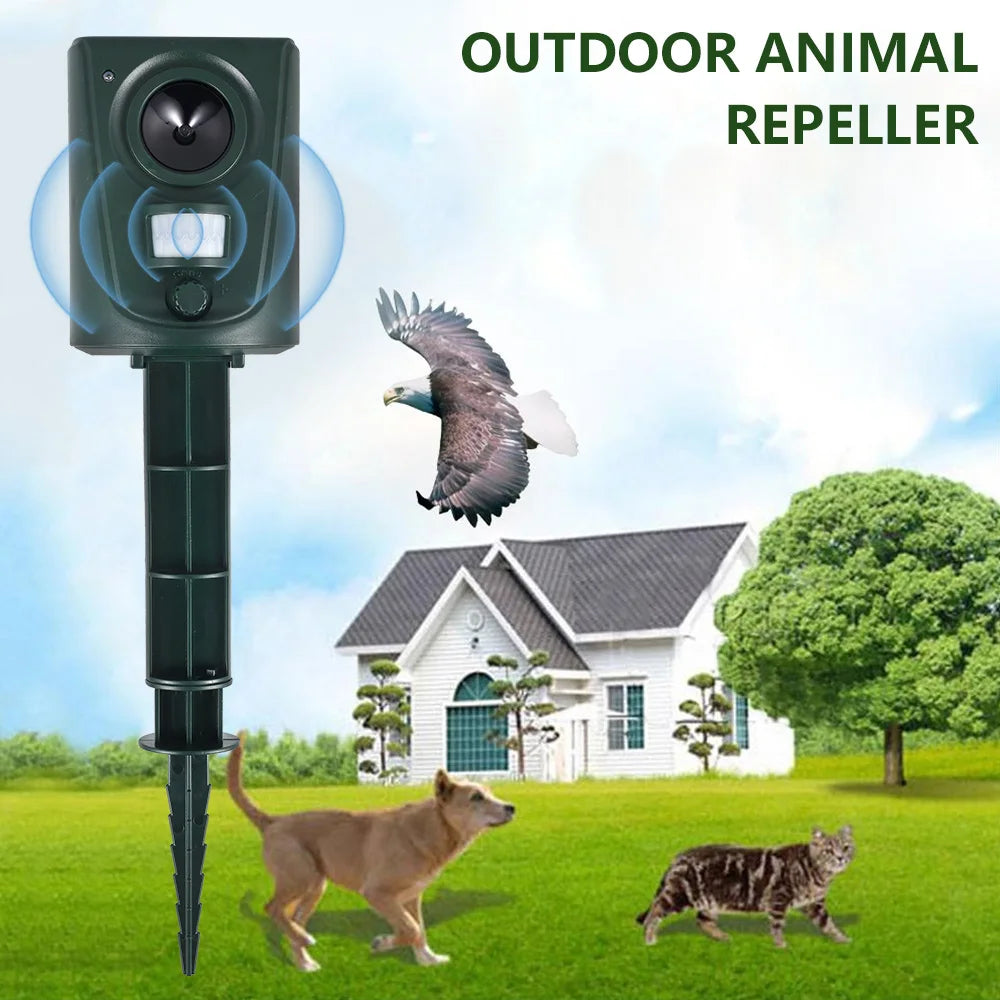 Solar Powered Outdoor Pest Repeller