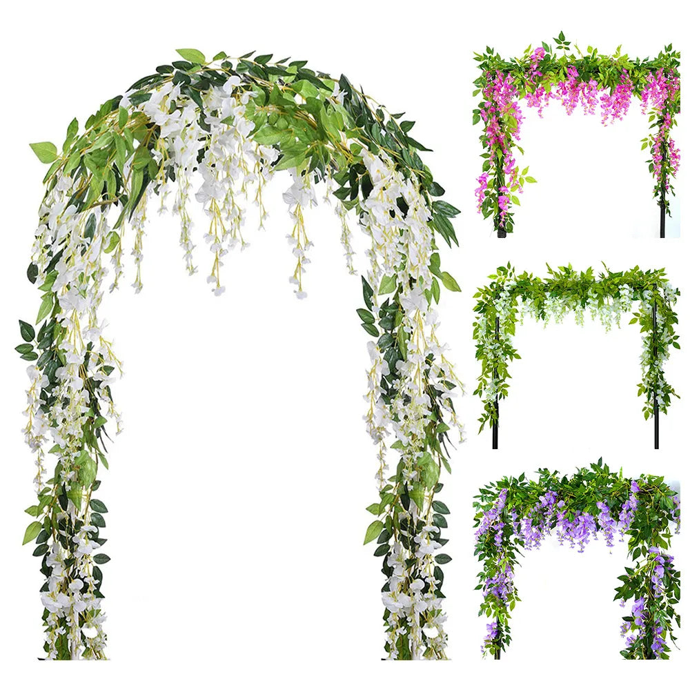 Artificial Wisteria Garlands