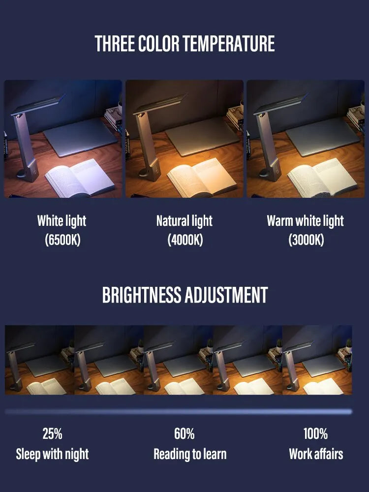 Eye Care LED Folding Desk Lamp Adjustable