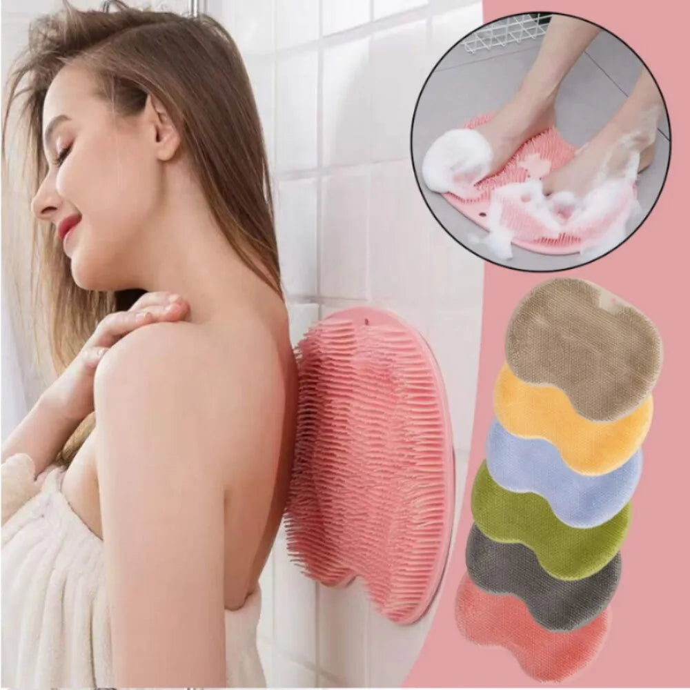 Back Feet Silicone Shower Exfoliator Scrubber
