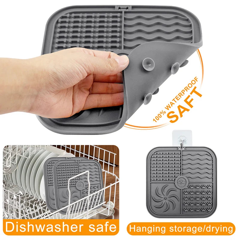 Suction Lick Mat Slow Greedy Feeder for Dogs and Cats