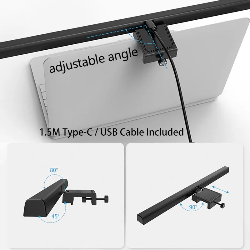Easy-Care Computer Screen LED Light Bar