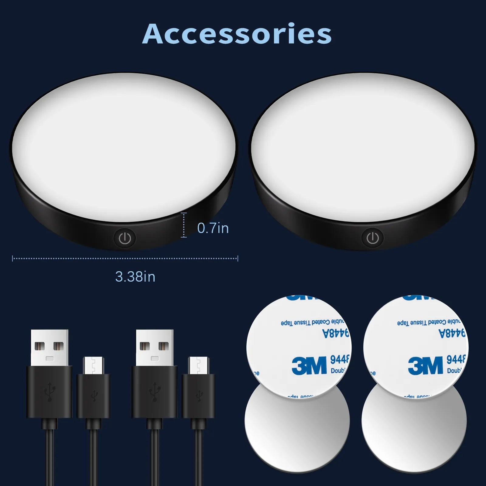 LED Spot light Wireless Dimmable Night Light