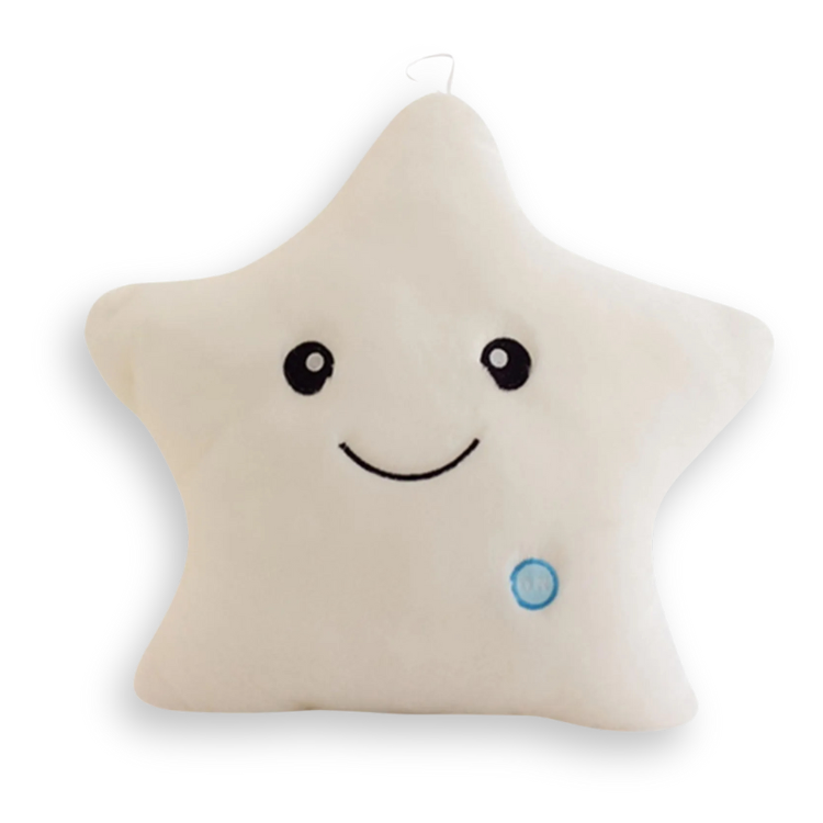 Star Luminous Soft Plush in White color