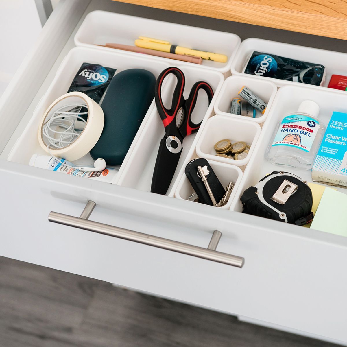 8 Piece Interlocking Drawer Organiser Trays