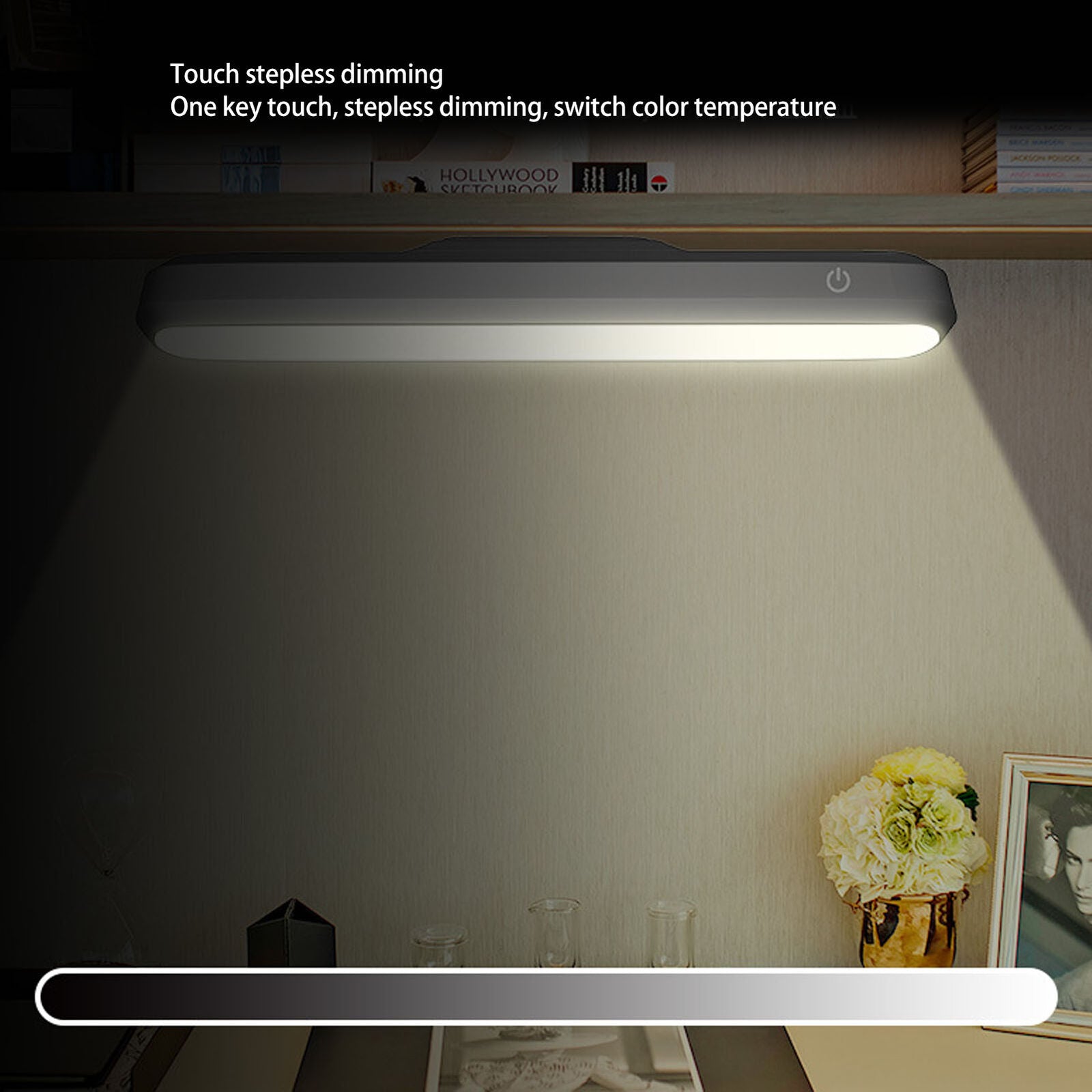Magnetic Hanging LED Light Bar Rechargeable with Wireless Remote