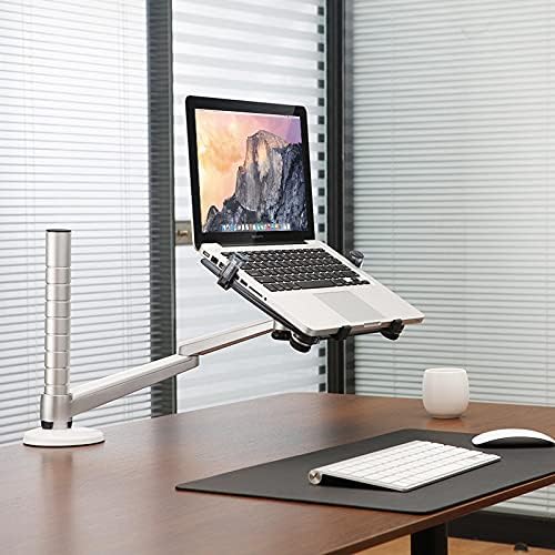 Single Arm Laptop Tablet Mount with Desk Mount Bracket