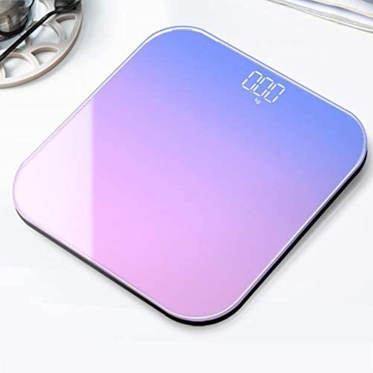 LED Display Bathroom Scales Gradient Colour