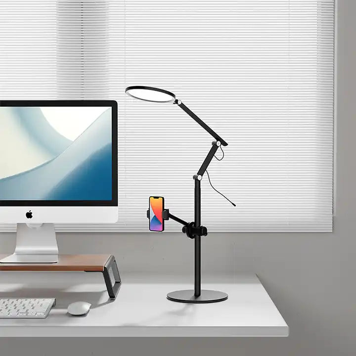Live Streaming Phone Stand with LED Light