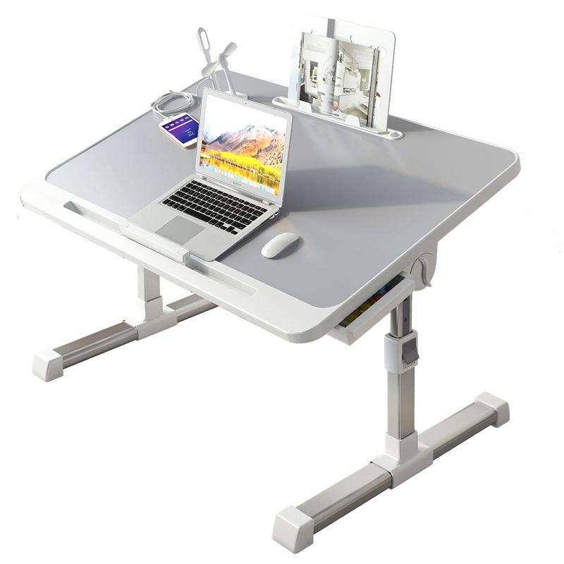Adjustable Laptop Desk Reading Book Table Stand Silver