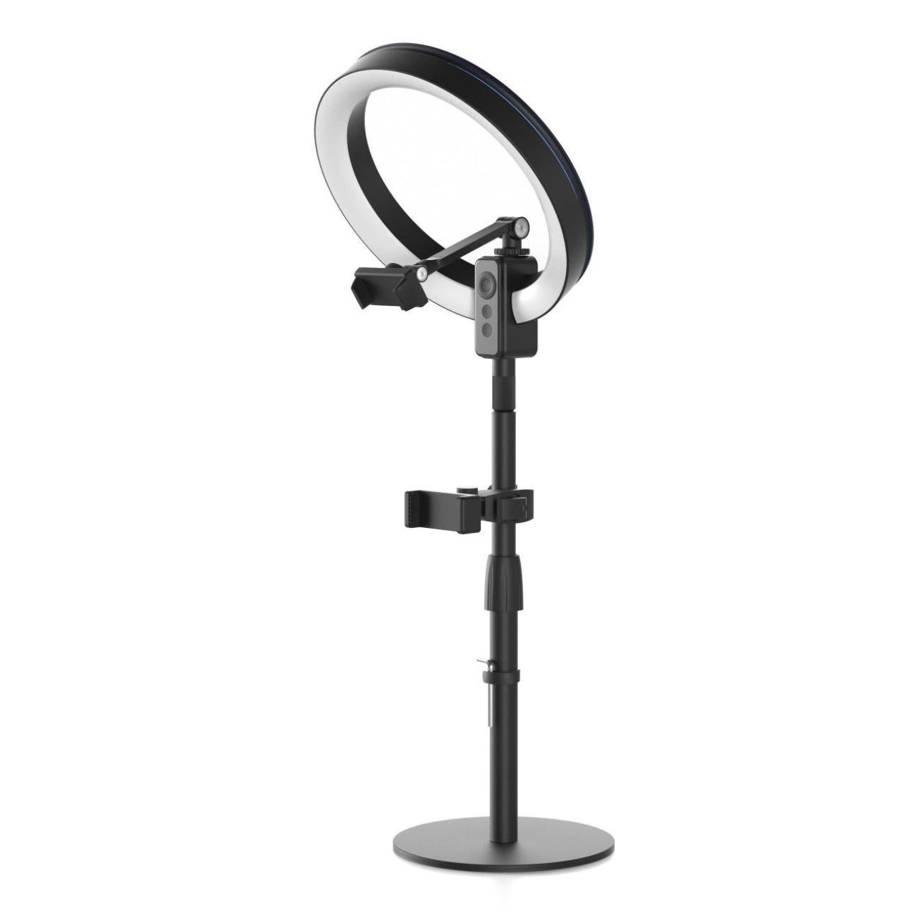 8" LED Ring Light Live Streaming Stand with Dual Phone Holder