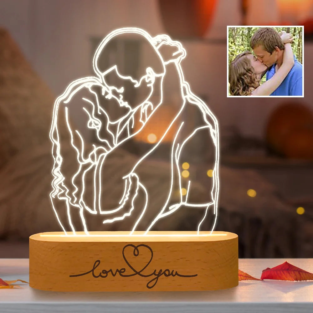 Personalized 3D Photo Lamp