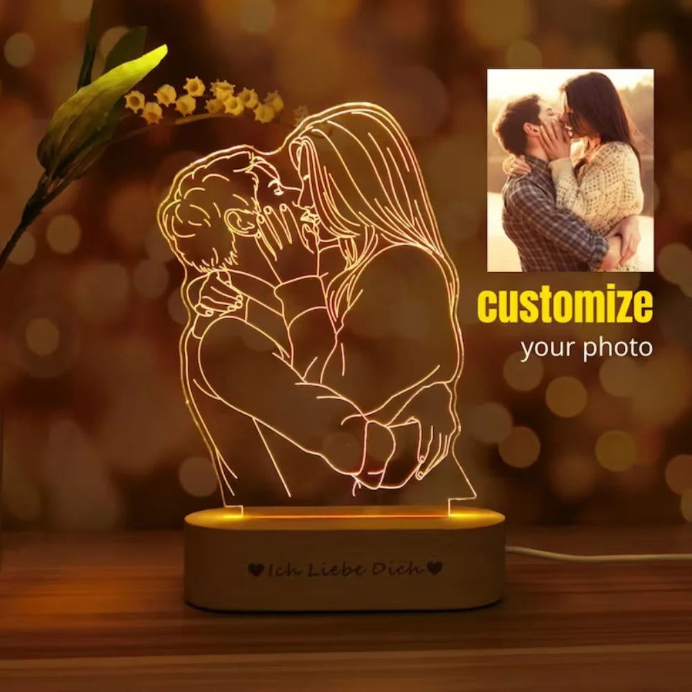 Personalized 3D Photo Lamp