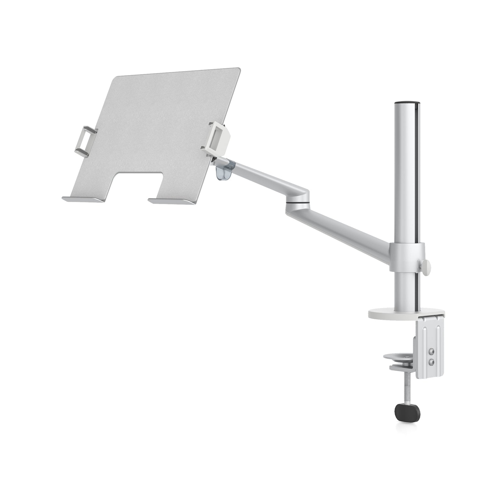 Adjustable Laptop Tablet Stand Desk Mount Bracket Silver