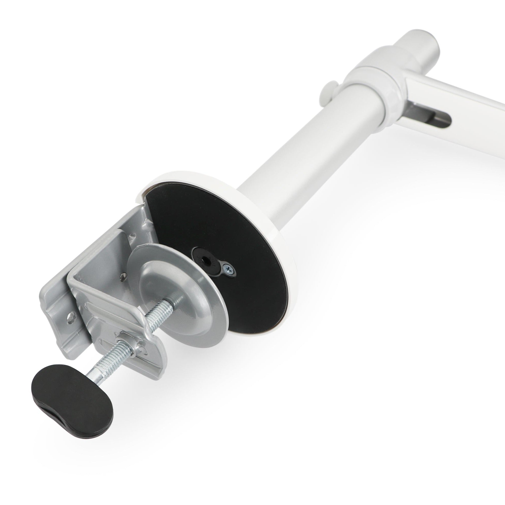 Single Monitor Arm with Swivel Mount Desk Mount Bracket Silver