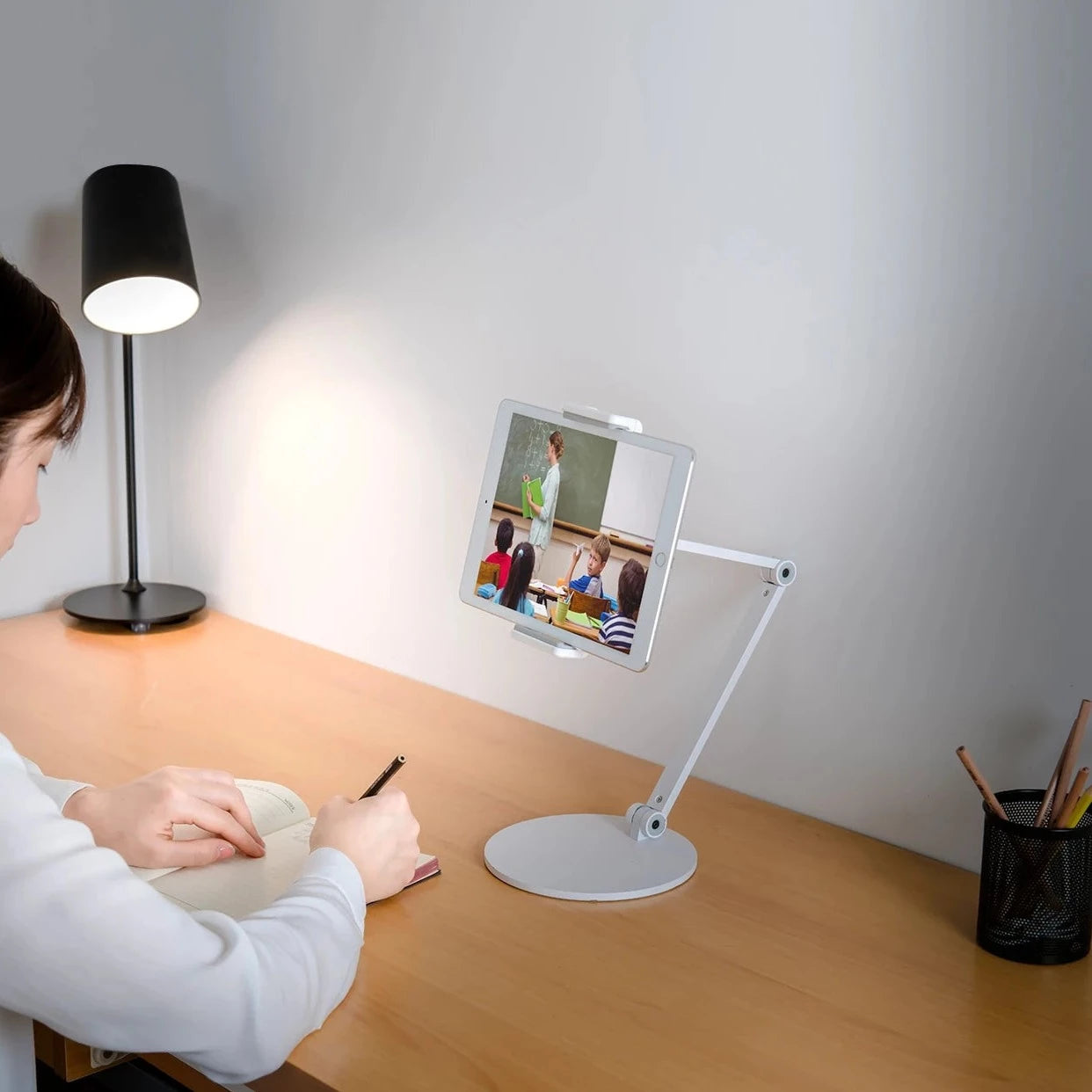 Adjustable Tablet Stand White