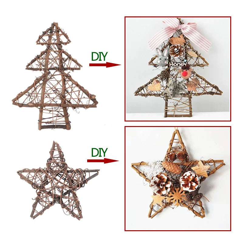 Rattan Christmas Decorations