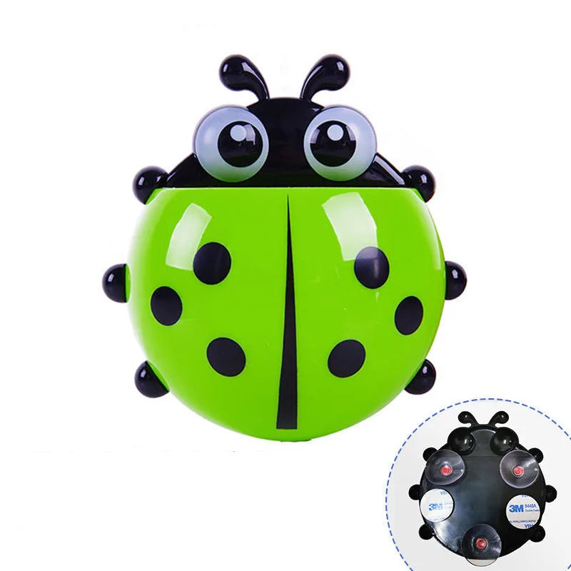 A single green ladybug toothpaste holder.