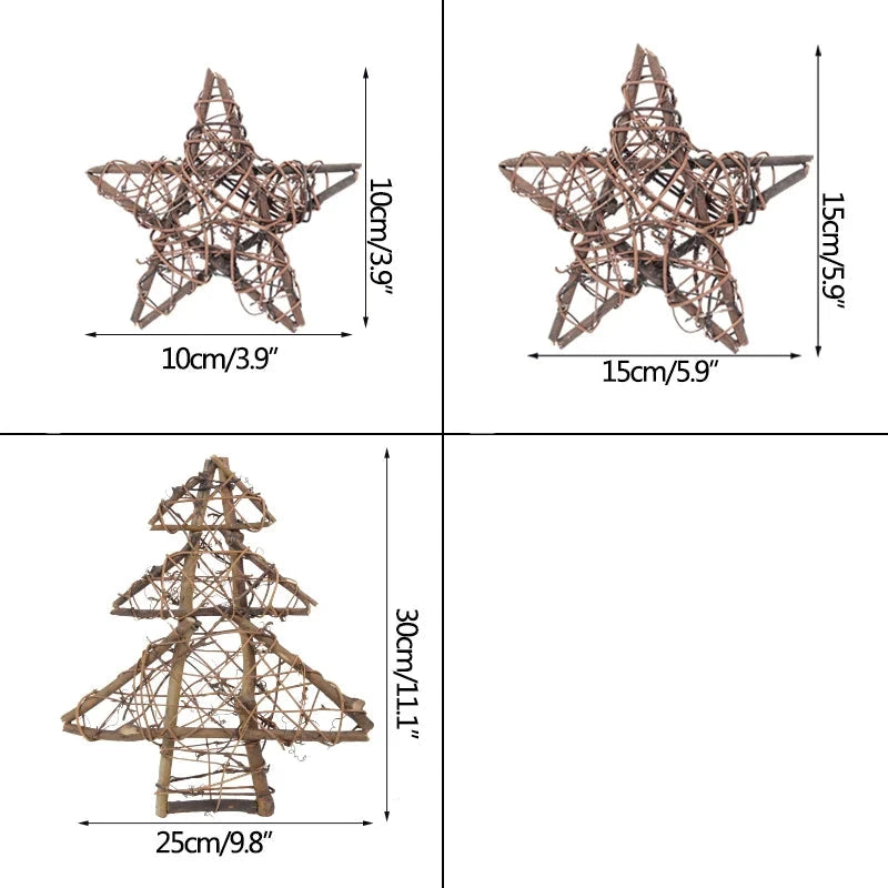 Rattan Christmas Decorations