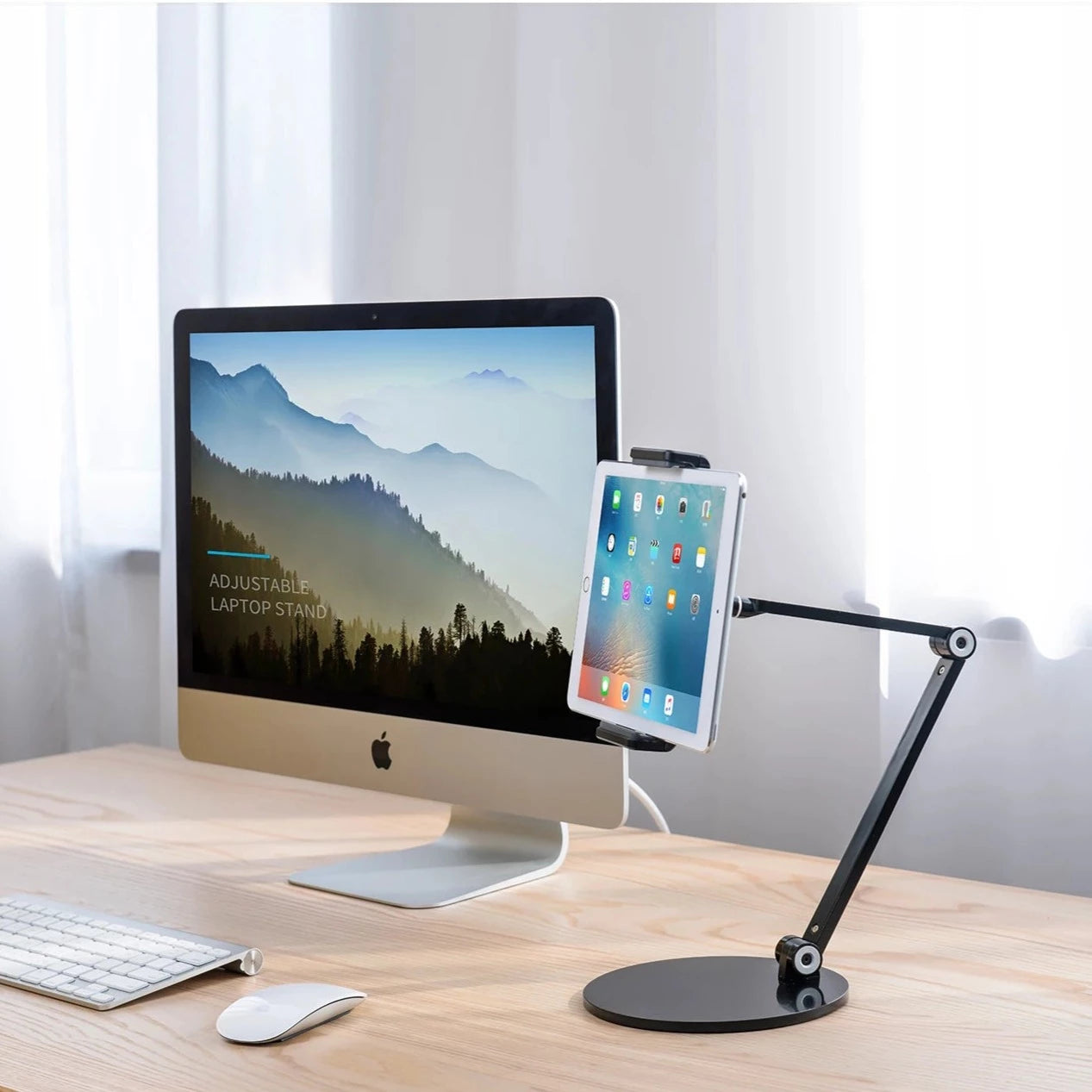 Adjustable Tablet Stand White