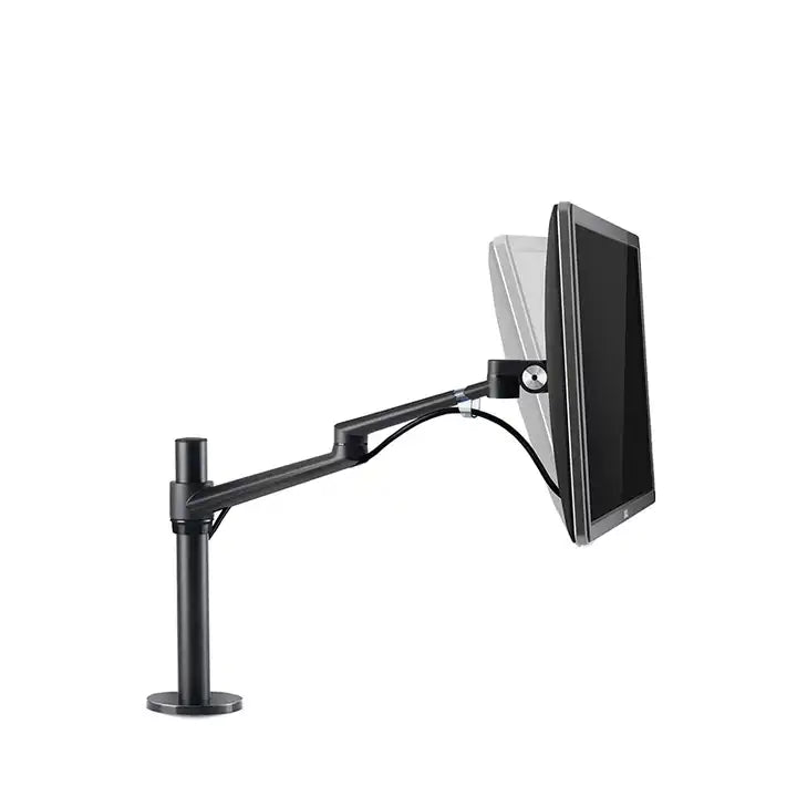 Single Monitor Arm with Swivel Mount Desk Mount Bracket Black