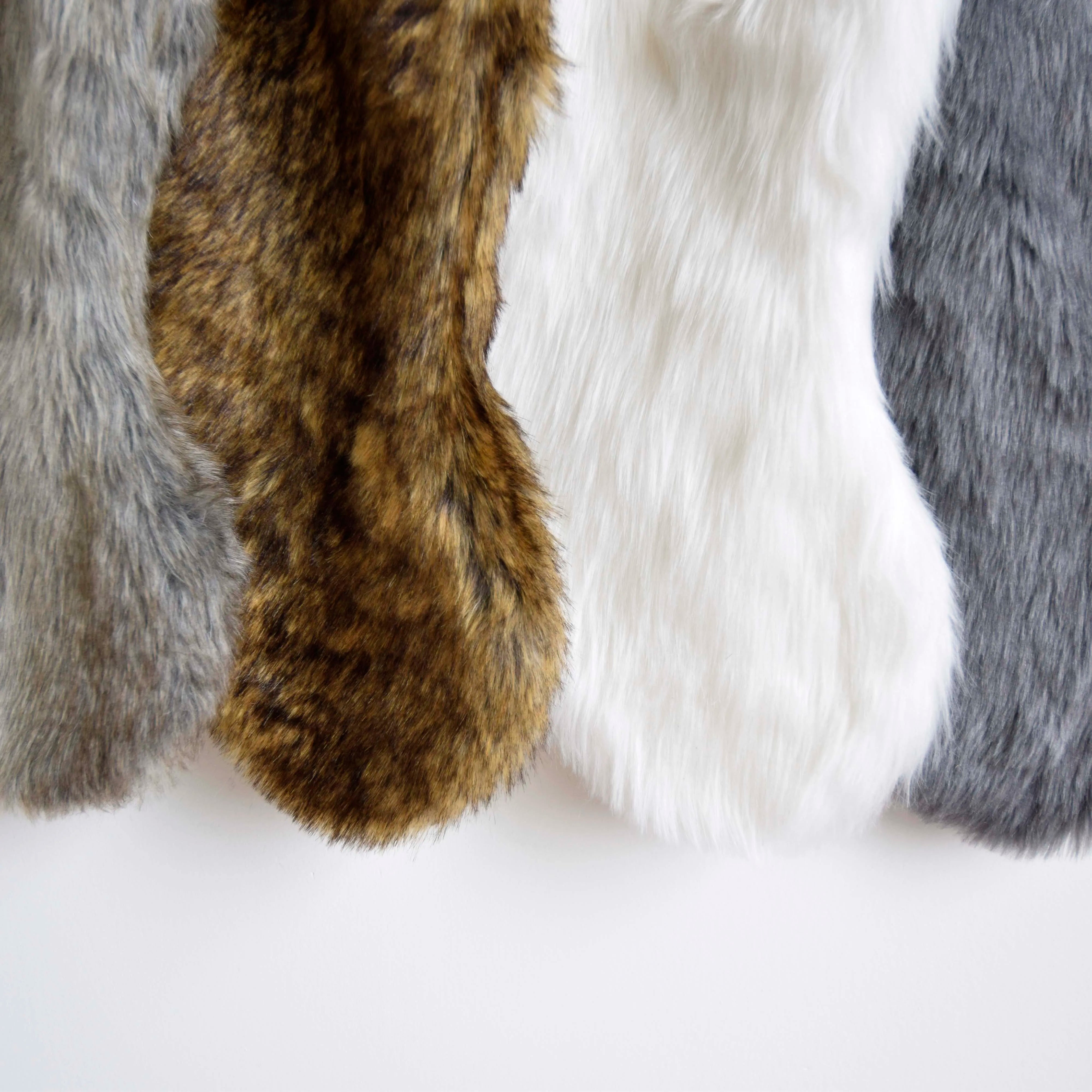 Faux Fur Christmas Stocking