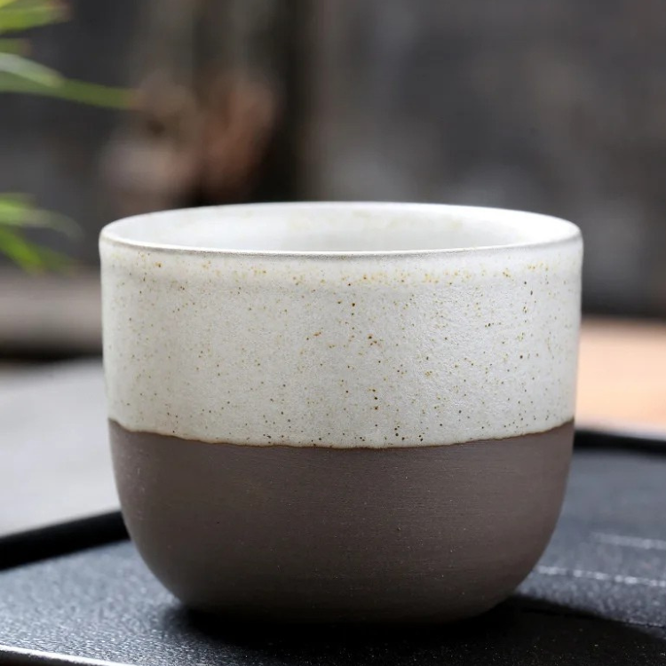 Kung Fu Teacups in White color