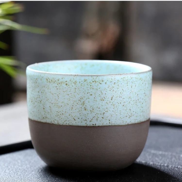 Kung Fu Teacups in Blue color