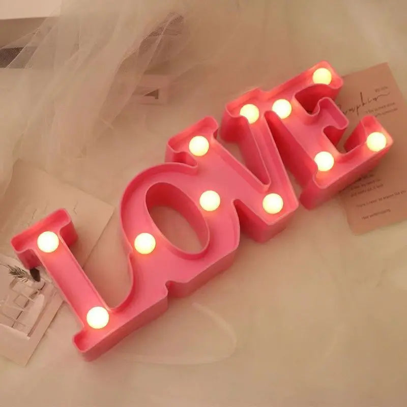 Love Graphic LED Lamp